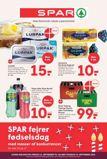 SPAR tilbudsavis  - 12.9.2025 - 18.9.2025.