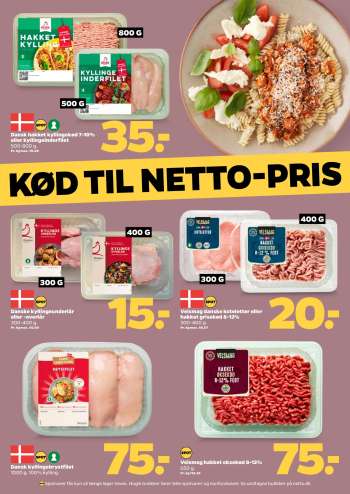 thumbnail - Velsmag danske koteletter eller hakket grisekød 8-12%