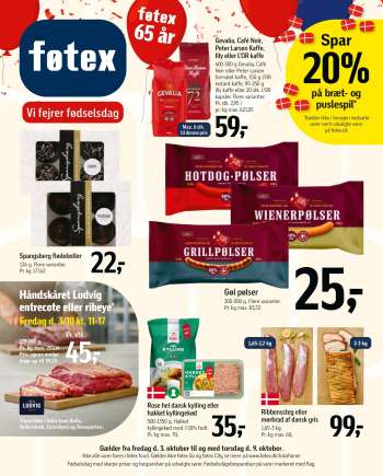 føtex tilbudsavis  - 3.10.2025 - 9.10.2025.