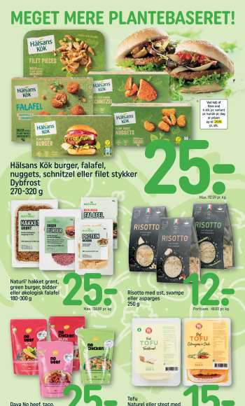 thumbnail - Hälsans Kök Burger, falafel, nuggets, schnitzel eller filet stykker