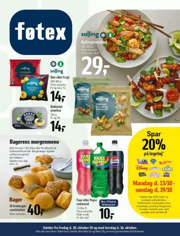 føtex tilbudsavis  - 10.10.2025 - 16.10.2025.