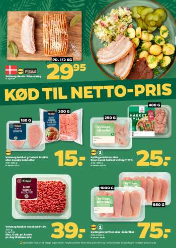 thumbnail - Velsmag hakket grisekød 14-18% eller danske koteletter