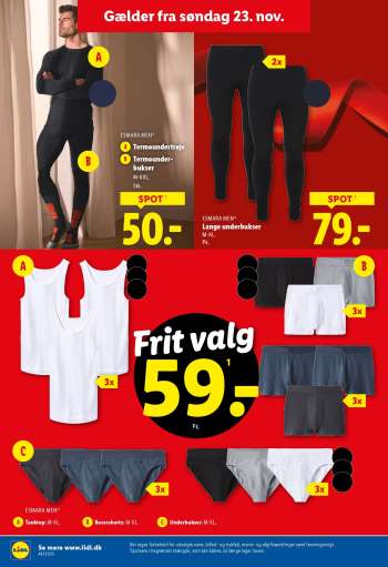 thumbnail - ESMARA MEN Lange underbukser