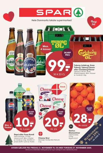 SPAR tilbudsavis  - 21.11.2025 - 27.11.2025.