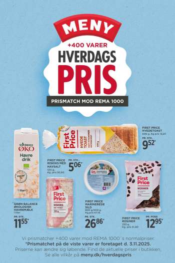 MENY tilbudsavis .