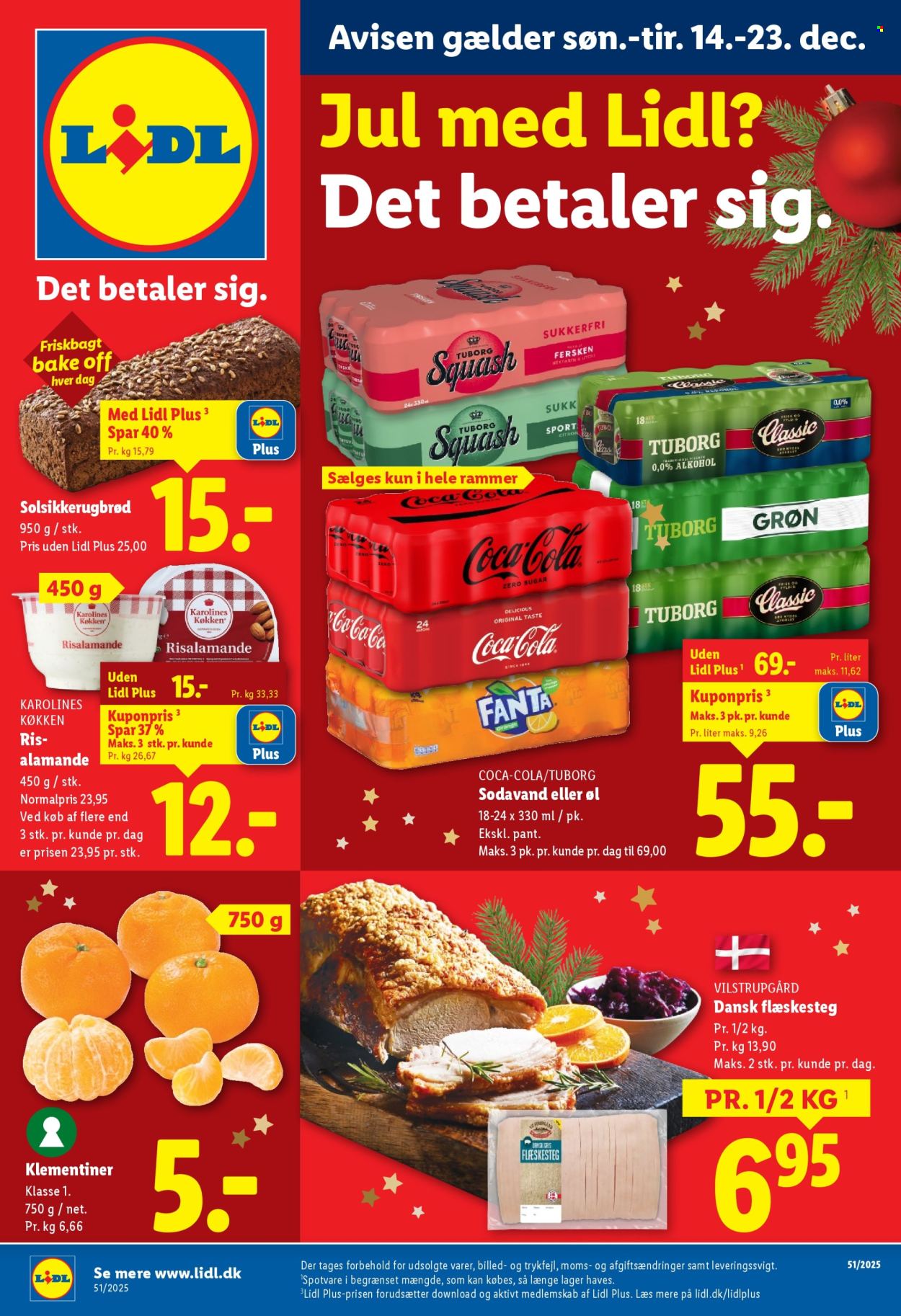 Lidl tilbud - 14.12.2025 - 23.12.2025. Side 1