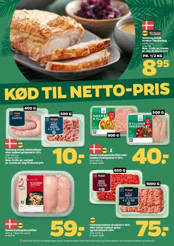 thumbnail - Velsmag dansk julemedister eller hakket grisekød 8-12%