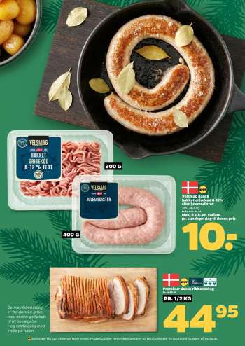 thumbnail - Velsmag dansk hakket grisekød 8-12% eller julemedister