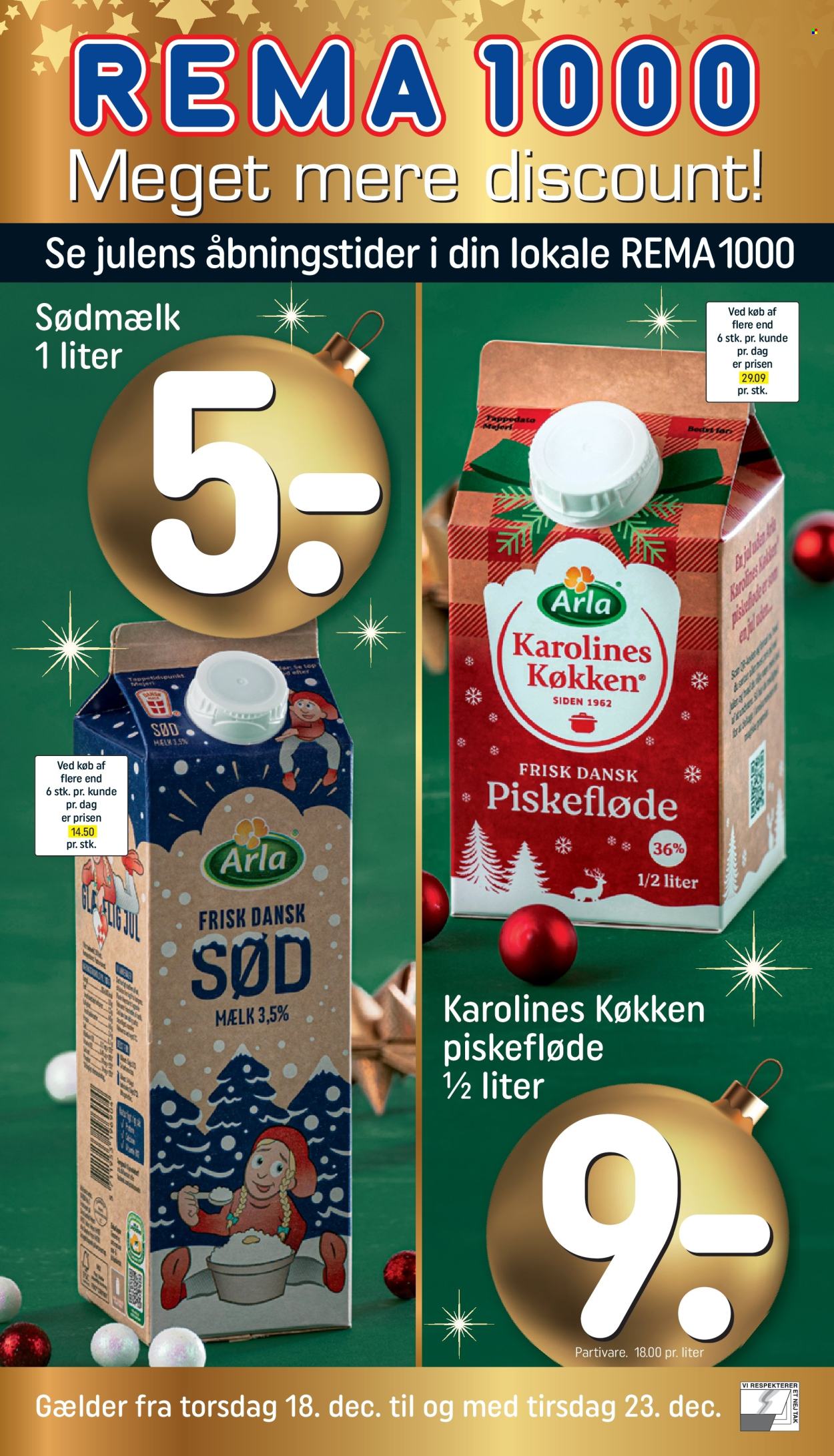 Rema 1000 tilbud - 18.12.2025 - 23.12.2025. Side 1