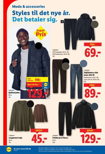 thumbnail - ESMARA® Fløjlsbukser eller jeans slim fit