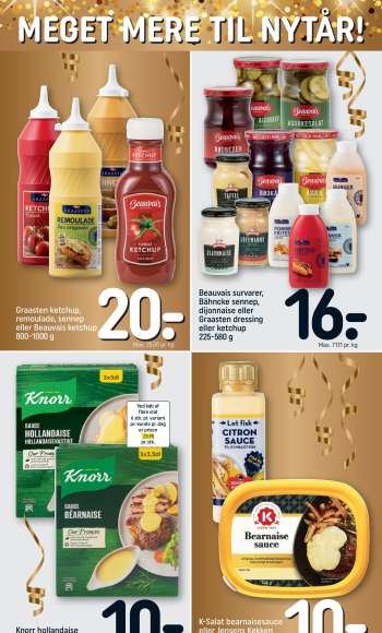 thumbnail - Beauvais survarer, Bähncke sennep, dijonnaise eller Graasten dressing eller ketchup