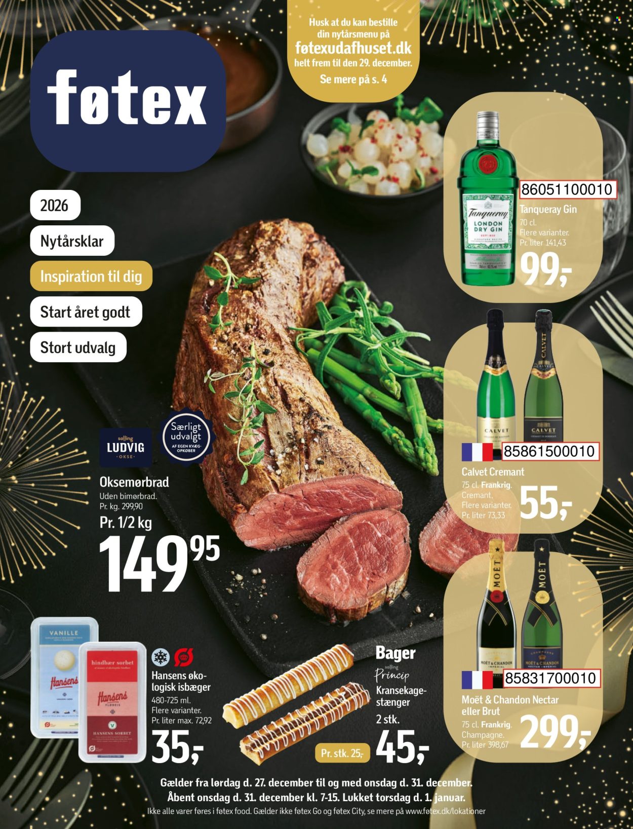 føtex tilbud - 27.12.2025 - 31.12.2025. Side 1