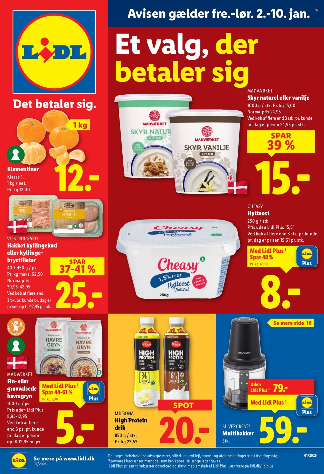 Lidl tilbud - 2.1.2026 - 10.1.2026. Side 1