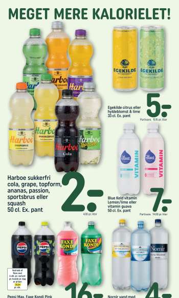 thumbnail - Harboe sukkerfri cola, grape, topform, ananas, passion, sportsbrus eller squash