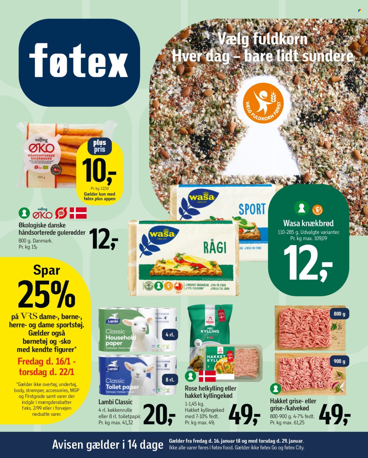 føtex tilbud - 16.1.2026 - 29.1.2026. Side 1