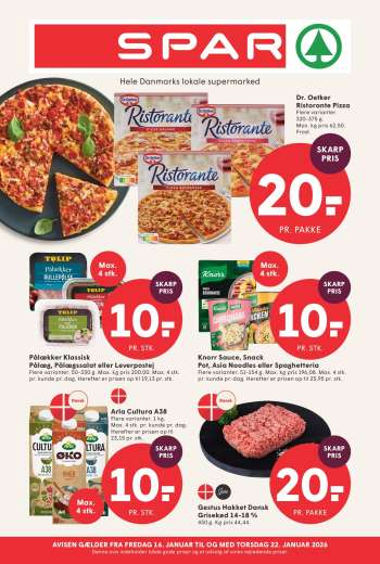 SPAR tilbudsavis  - 16.1.2026 - 22.1.2026.