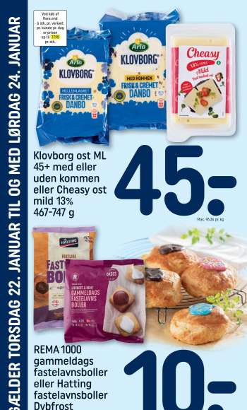 thumbnail - REMA 1000 gammeldags fastelavnsboller eller Hatting fastelavnsboller