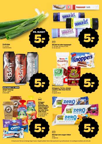 thumbnail - Gropper iskaffe, Danonino Go, Munchmallow snitte, Milka bar eller Oreo milk snack