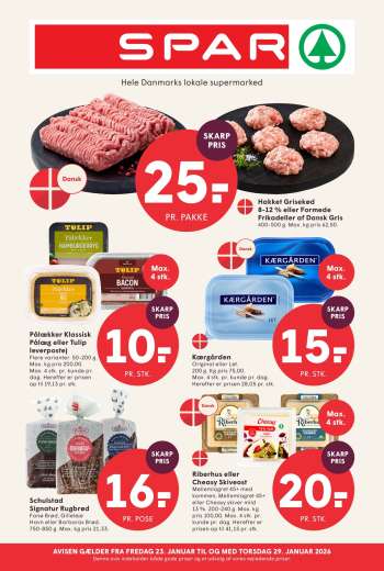 SPAR tilbudsavis  - 23.1.2026 - 29.1.2026.