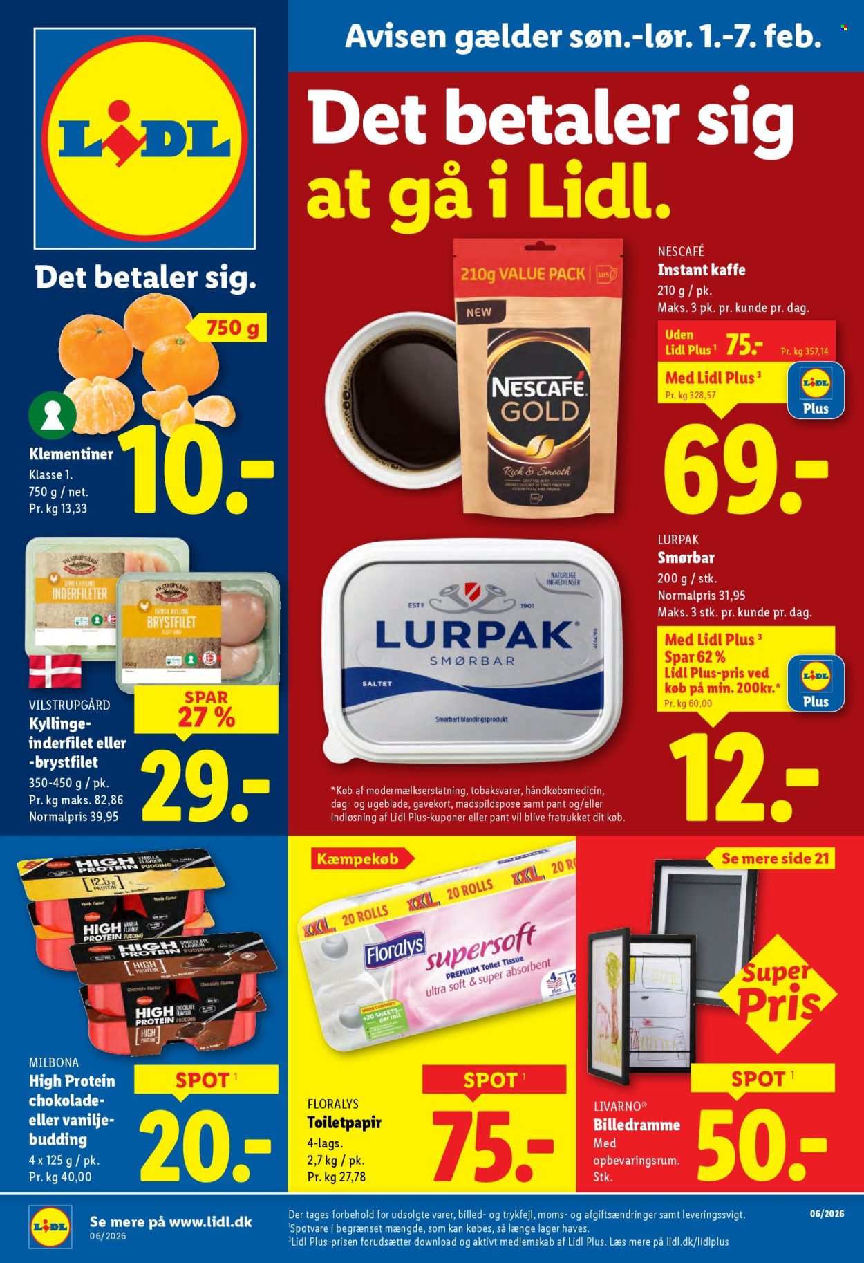 Lidl tilbud - 1.2.2026 - 7.2.2026. Side 1