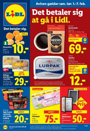 Lidl tilbudsavis  - 1.2.2026 - 7.2.2026.