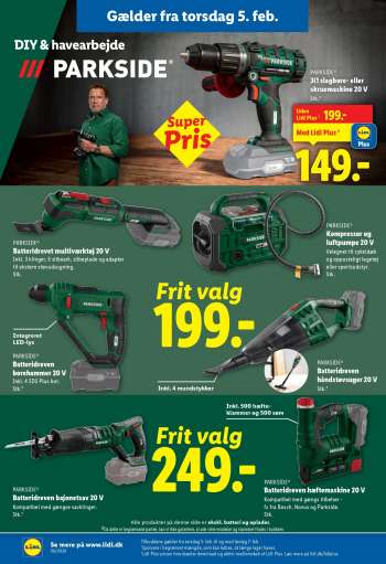 thumbnail - PARKSIDE Kompressor og luftpumpe 20 V