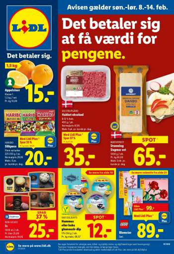 Lidl tilbudsavis  - 8.2.2026 - 14.2.2026.