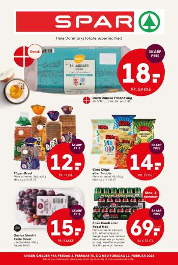 SPAR tilbudsavis  - 6.2.2026 - 12.2.2026.