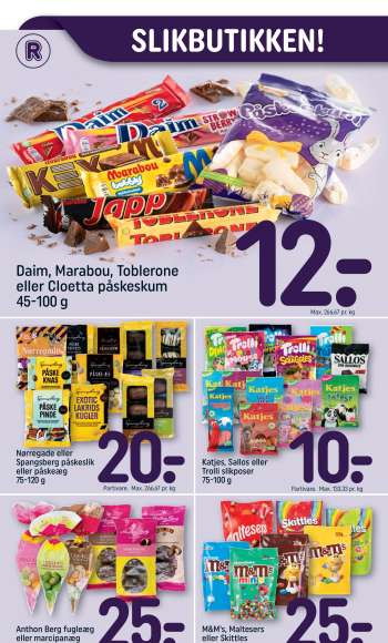 thumbnail - Daim, Marabou, Toblerone eller Cloetta påskskum
