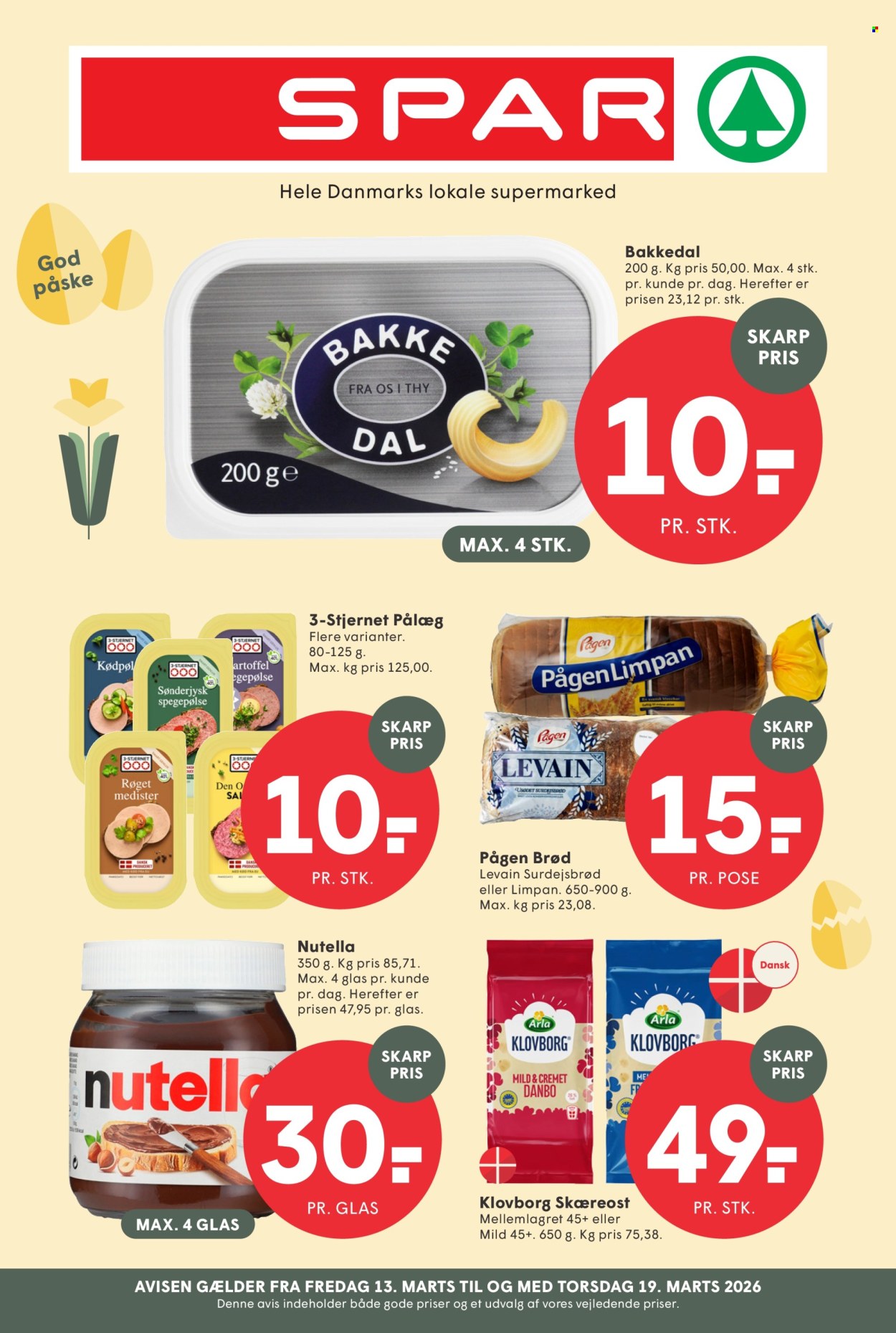 SPAR tilbud - 13.3.2026 - 19.3.2026. Side 1