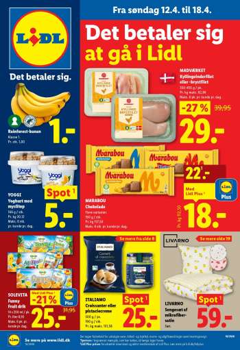 Lidl tilbudsavis  - 12.4.2026 - 18.4.2026.