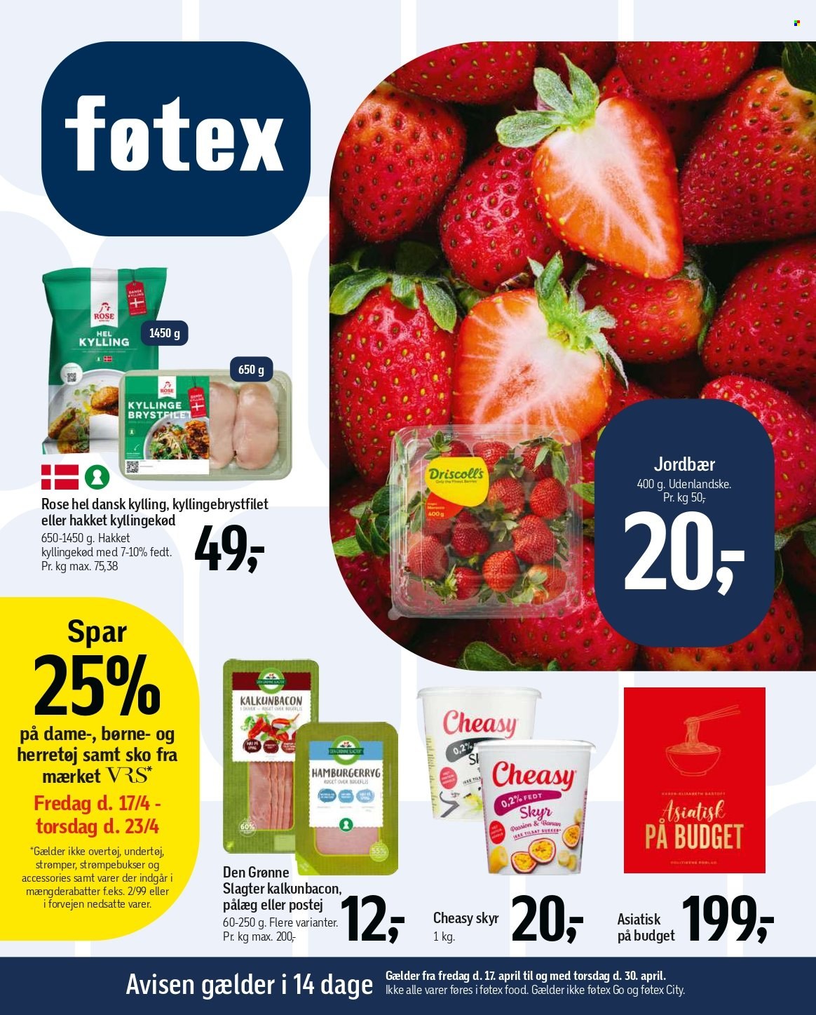 føtex tilbud - 17.4.2026 - 30.4.2026. Side 1