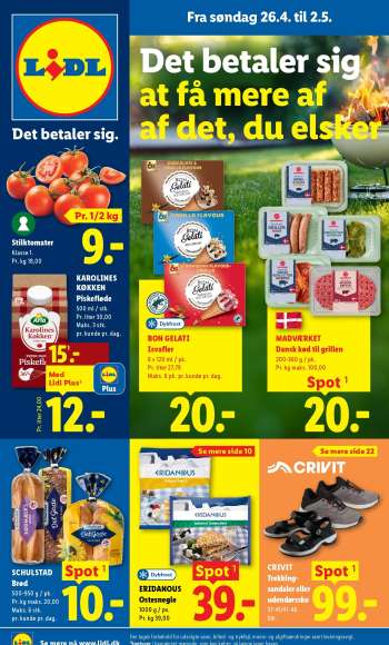 Lidl tilbudsavis  - 26.4.2026 - 2.5.2026.