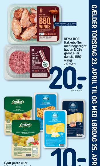 Rema 1000 tilbudsavis  - 23.4.2026 - 25.4.2026.