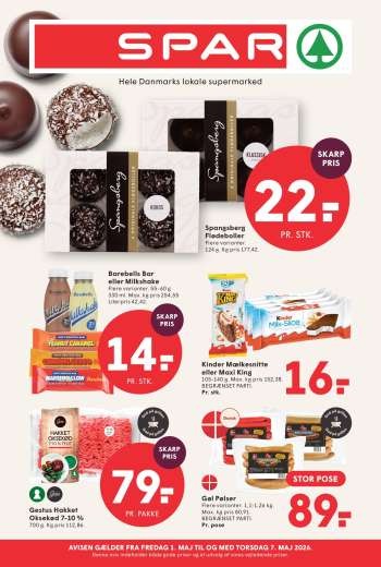 SPAR tilbudsavis  - 1.5.2026 - 7.5.2026.