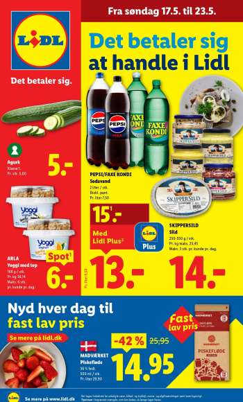 Lidl tilbudsavis  - 17.5.2026 - 23.5.2026.