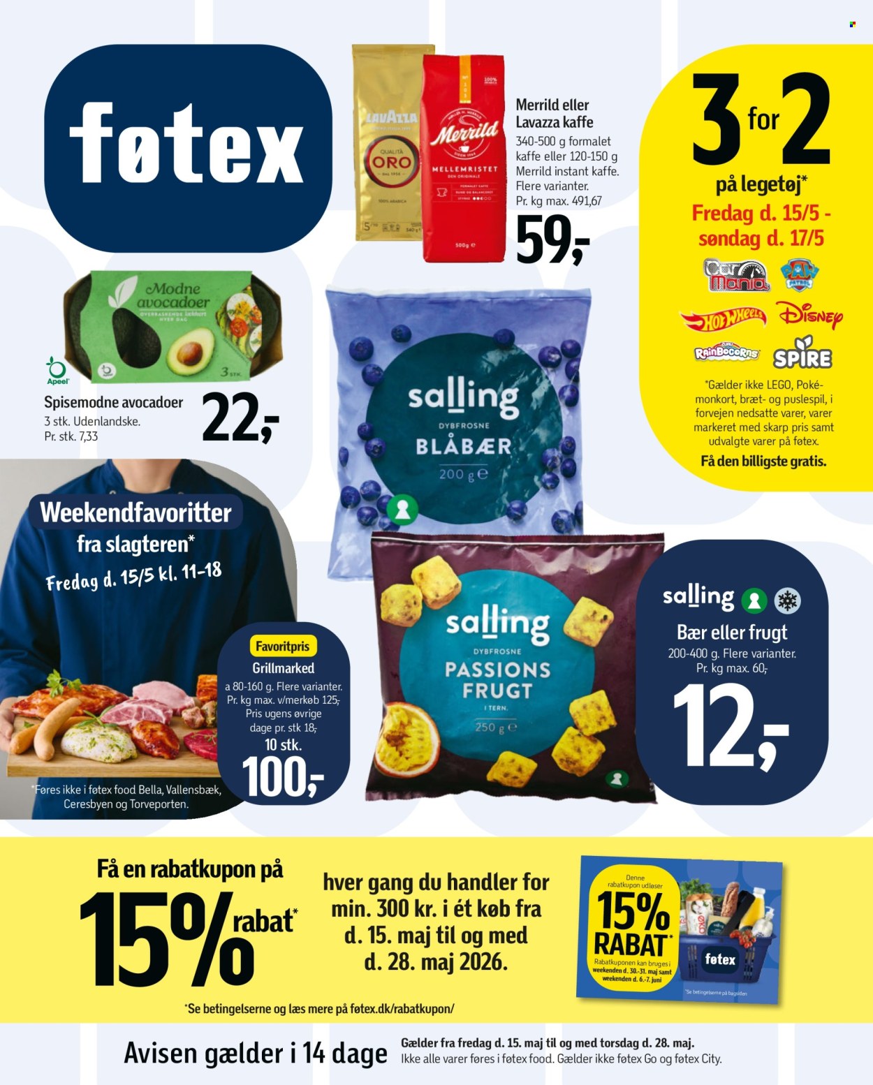 føtex tilbud - 15.5.2026 - 28.5.2026. Side 1