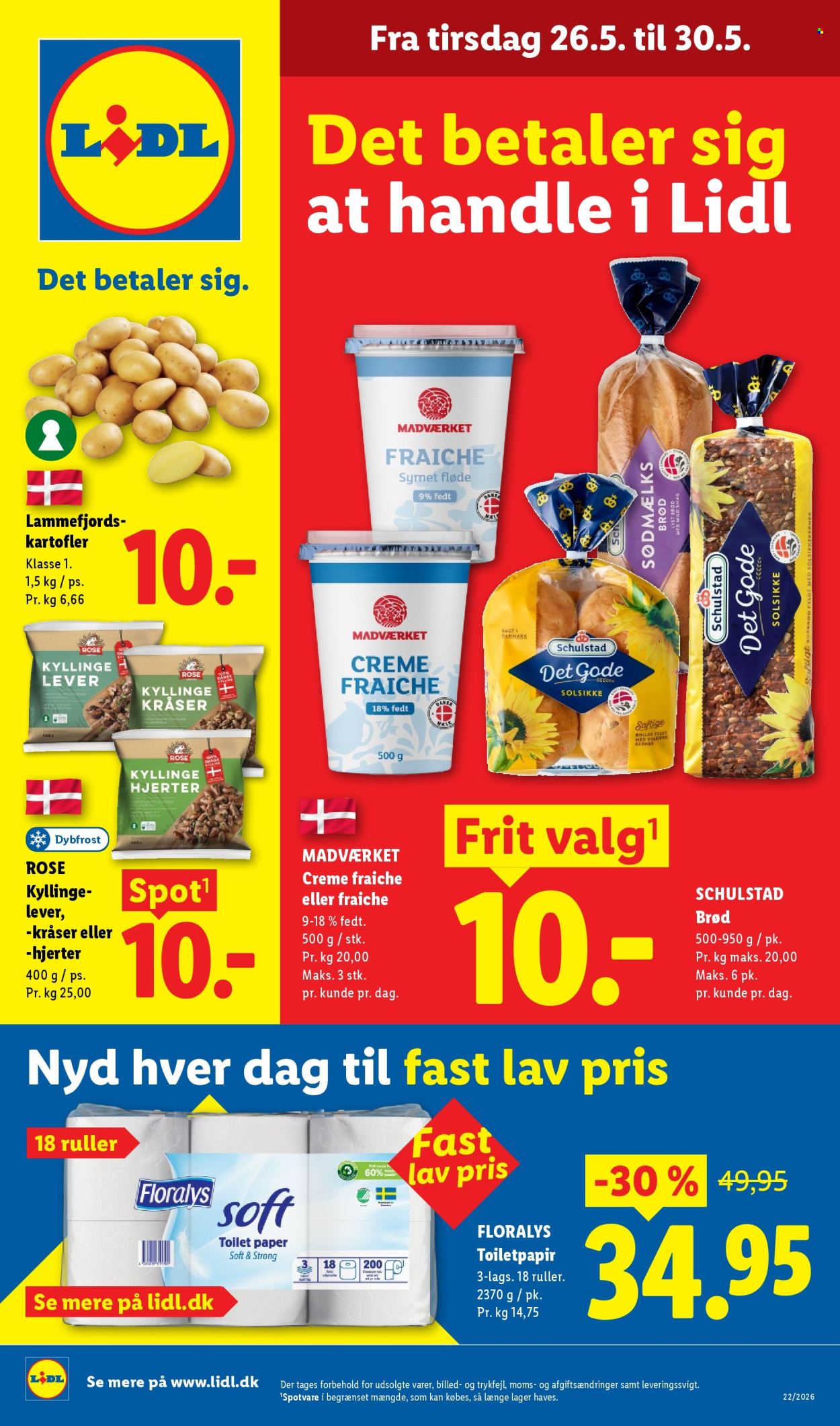 Lidl tilbud - 26.5.2026 - 30.5.2026. Side 1