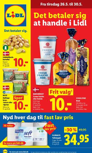 Lidl tilbudsavis  - 26.5.2026 - 30.5.2026.