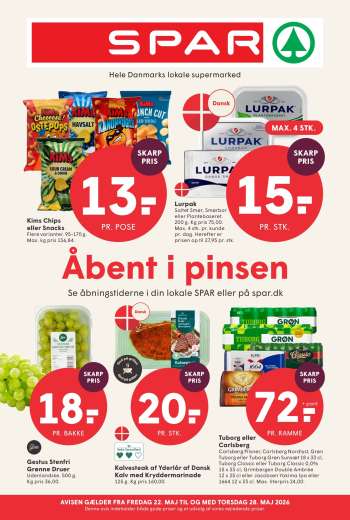 SPAR tilbudsavis  - 22.5.2026 - 28.5.2026.