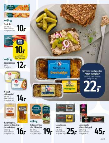 thumbnail - Tulip toppings, pancetta eller stegt bacon i skiver