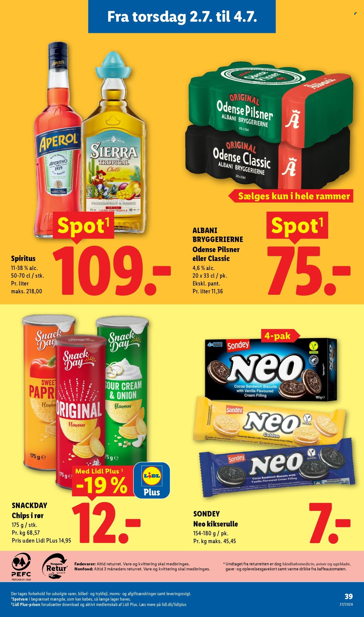 Lidl tilbud - 28.6.2026 - 4.7.2026. Side 39