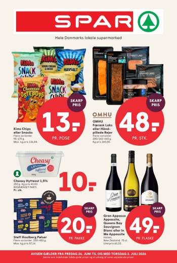 SPAR tilbudsavis  - 26.6.2026 - 2.7.2026.