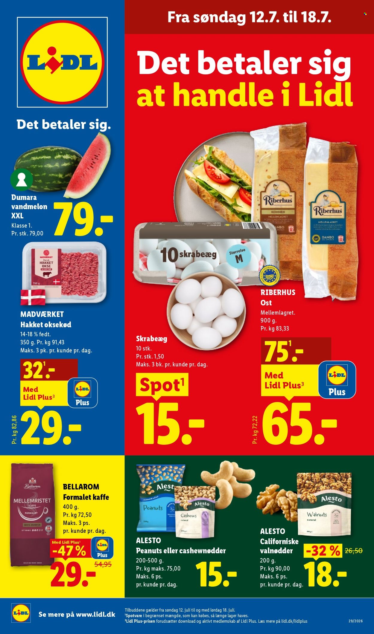 Lidl tilbud - 12.7.2026 - 18.7.2026. Side 1