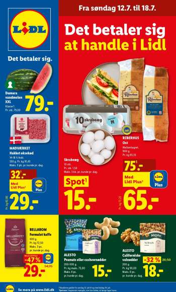 Lidl tilbudsavis  - 12.7.2026 - 18.7.2026.