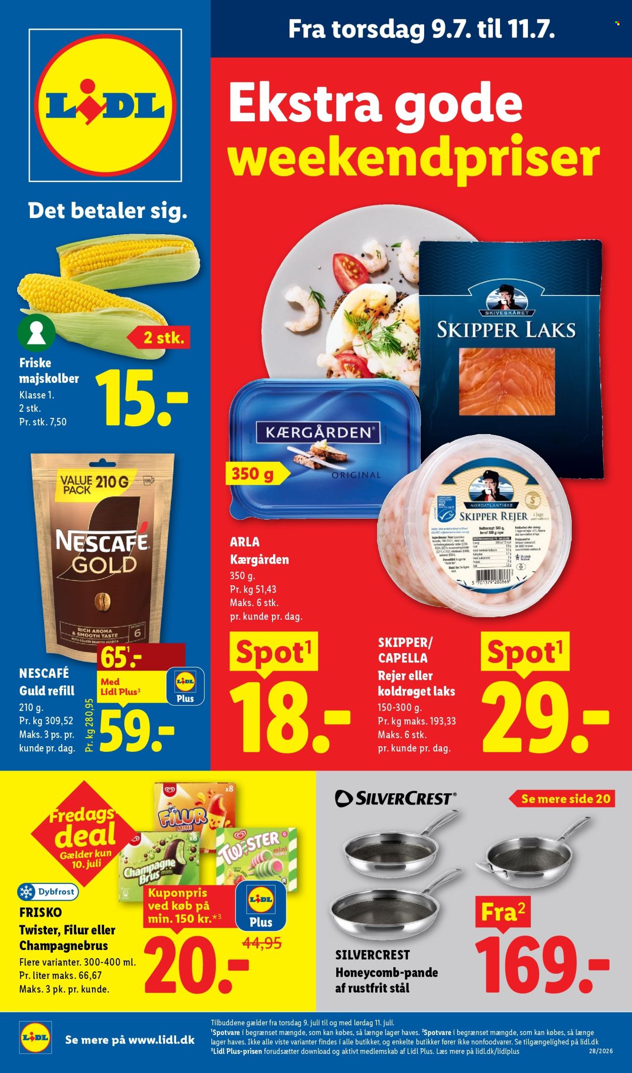 Lidl tilbud - 9.7.2026 - 11.7.2026. Side 1