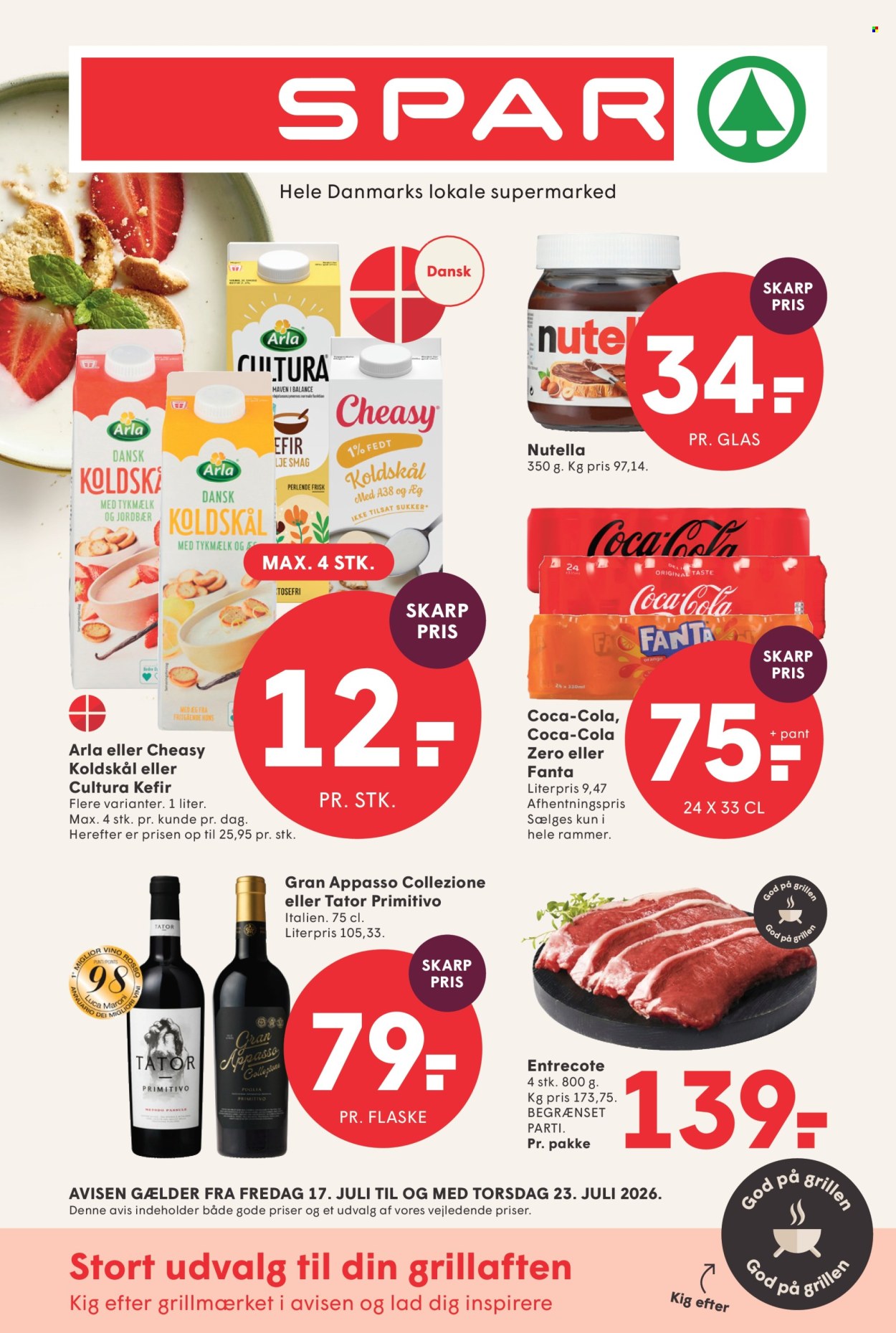 SPAR tilbud - 17.7.2026 - 23.7.2026. Side 1