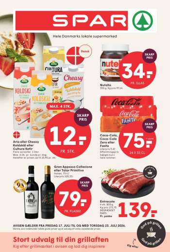 SPAR tilbudsavis  - 17.7.2026 - 23.7.2026.