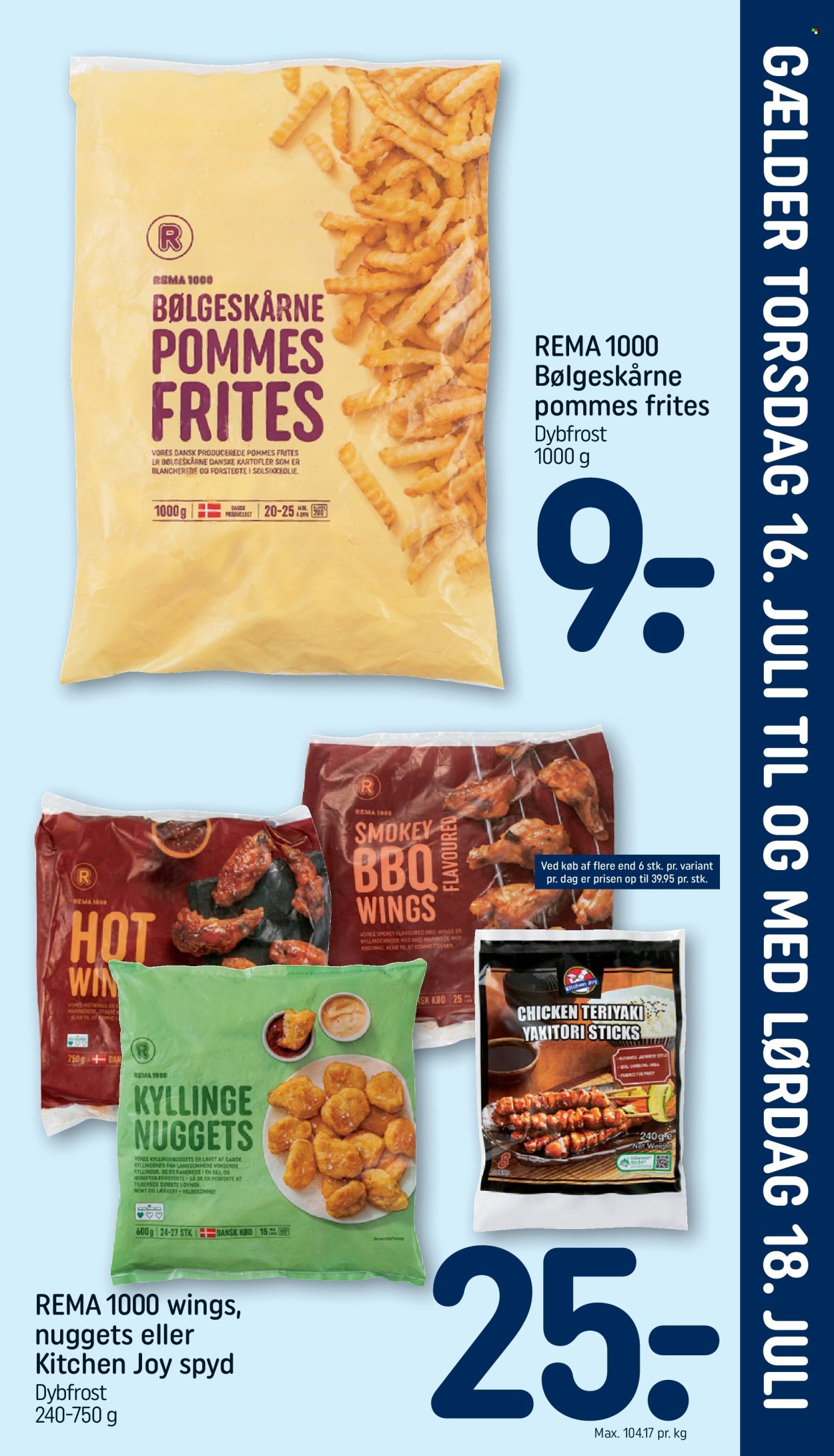 Rema 1000 tilbud - 16.7.2026 - 18.7.2026. Side 1