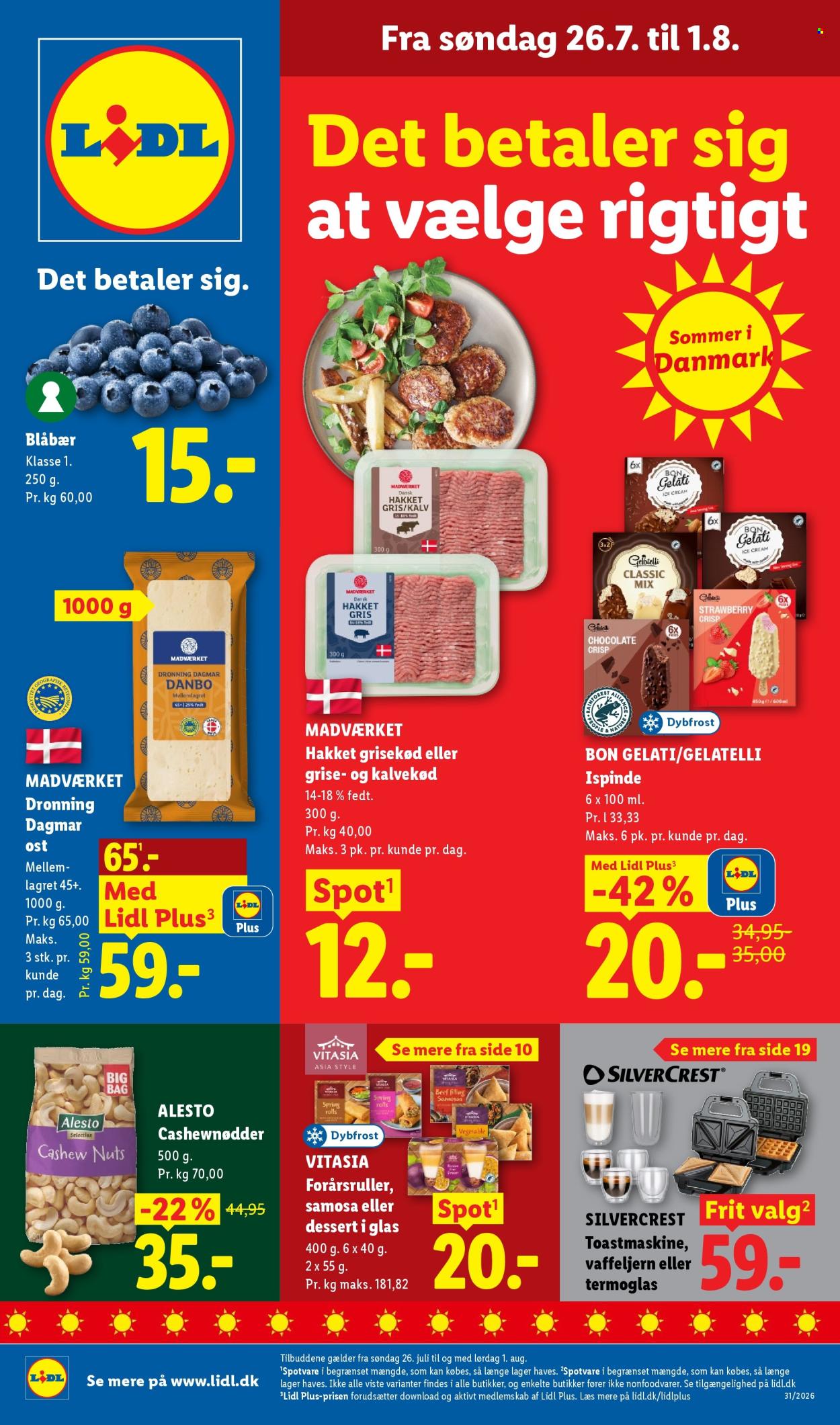 Lidl tilbud - 26.7.2026 - 1.8.2026. Side 1